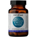 Viridian Nutrition High Five Multivitamin and Mineral Formula 30 kapslí Natural multivitamín pro každý den – Hledejceny.cz