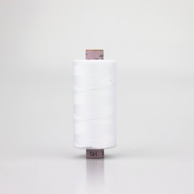 Polyesterová nit Amann Aspo 120, bílá 2000, 1000 m – Zboží Dáma