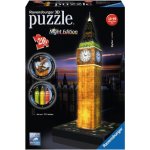 RAVENSBURGER 3D puzzle Iconics Svítící Big Ben (Noční edice) 216 ks – Zboží Dáma