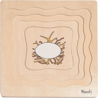 Woody Puzzle na desce Vývoj slepice – Zboží Mobilmania