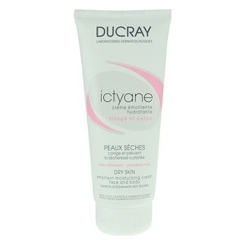 Ducray Ictyane tělový krém pro suchou pokožku (Emollient Moisturizing Cream) 200 ml