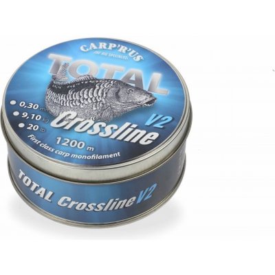 Carp ´R´ Us Total Crossline Brown 1200 m 0,3 mm 9 kg 20 lbs