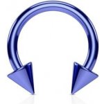 Šperky4U podkova modrá s hroty PV01004B-161044 – Sleviste.cz