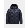 Dětská sportovní bunda Peak Performance Jr Helium Down Hood Jacket Black/grey Melange