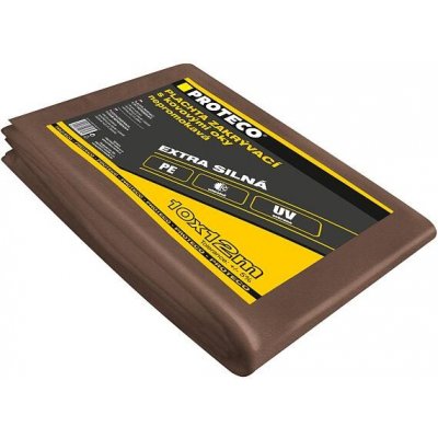 Proteco Plachta 4x4 m EXTRA SILNÁ PROFI nepromokavá s oky hnědá 200g/m2 10 88-P200-4-4 – HobbyKompas.cz