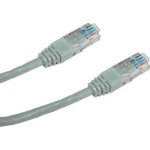Datacom 1571 Patch UTP, cat.5e, RJ45, křížený, 15m, šedý – Zboží Živě
