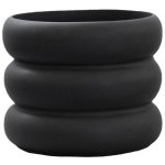 Květináč Mud Black Small 10 cm DBKD – Zbozi.Blesk.cz