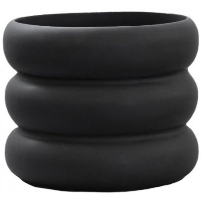 Květináč Mud Black Small 10 cm DBKD – Zbozi.Blesk.cz