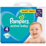 Pampers Active Baby 4 76 ks – Zboží Dáma