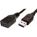 Roline 11.02.8977 USB 3.0 SuperSpeed kabel prodlužovací, USB3.0 A(M) - USB3.0 A(F), 0,8m, černý – Zbozi.Blesk.cz