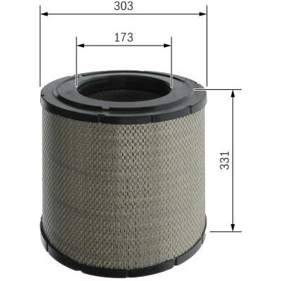 Vzduchový filtr BOSCH F 026 400 275 – Hledejceny.cz