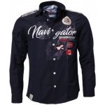 Geographical Norway košile Zadock LS Men 100 tmavě Modrá – Zboží Dáma