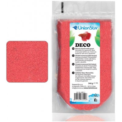 Union Stari Betta Deco písek červený 1-1,5 mm, 240 g – Zboží Mobilmania