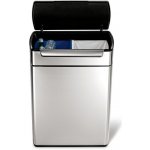 Simplehuman FPP CW2018 48 l hranatý matná ocel – Zboží Dáma