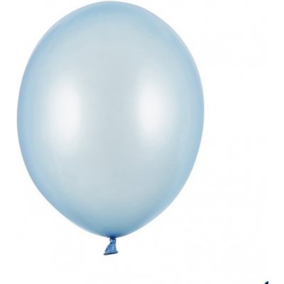 PartyDeco BALÓNKY latexové metalické baby blue 12 cm – Zboží Dáma