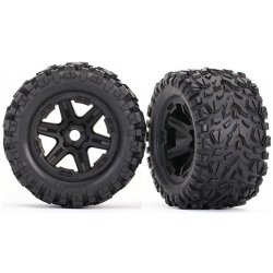 Traxxas kolo 3.8" disk černý pneu Talon EXT pár