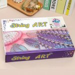 RealG RC-K-1142 Kreativní sada na String Art LED obraz v rámu 21x30 cm – Hledejceny.cz