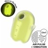 Vibrátor Satisfyer Stimulátor klitorisu Glowing Ghost žlutý vibrační tlakový stimulátor svítící ve tmě