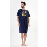 Petr pánská noční košile kr.rukáv tm.modrá – Zboží Dáma