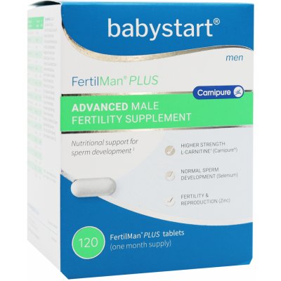 Babystart Fertilman Plus vitamíny pro muže s L-karnitinem tbl. 120