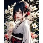 NORIMPEX Diamantové malování Dívka v kimonu 30 x 40 cm – Hledejceny.cz