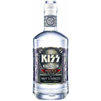 Kiss Cold Gin Navy Strength 57% 0,7 l (holá láhev) – Hledejceny.cz