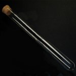 CMpepper Zkumavka skleněná s kulatým dnem a korkem 20 x 200 mm – Zboží Dáma