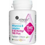 Aliness Vitamin B Complex B-50 Methyl plus TMG 100 veg. kapslí – Hledejceny.cz
