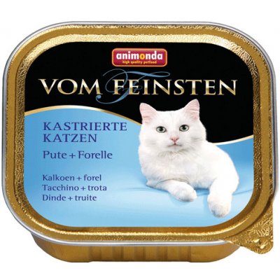 Vom Feinsten Kastrierte Katzen krůta a pstruh 100 g