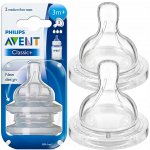 Philips Avent Dudlík Anti-colic/Classic+ 3 střední průtok 3m+ 2 ks – Hledejceny.cz