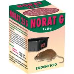 Rodenticid NORAT 25 zrno 7x20g – Hledejceny.cz