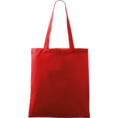 Nákupní taška malá červená plátěná 42x38cm – Zboží Mobilmania