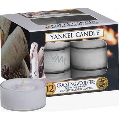 Yankee Candle Crackling Wood Fire 12 x 9,8 g – Zbozi.Blesk.cz