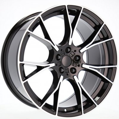 Racing Line B1617 8x18 5x120 ET30 black polished – Hledejceny.cz