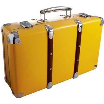 Kazeto nýtovaný kufr 40 cm žlutý od 789 Kč - Heureka.cz