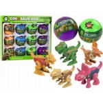 LeanToys Sada 12 barevných dinosauřích vajec na kutálení – Hledejceny.cz
