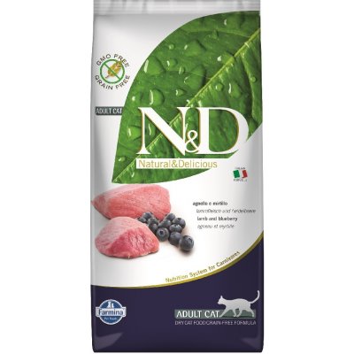Farmina N&D Cat GF Adult lamb & blueberry 1,5 kg – Zboží Mobilmania