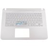 Náhradní klávesnice pro notebook Palmrest + Klávesnice SONY SVF142C29M / WHITE - neoriginální