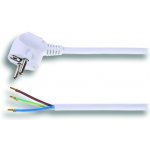 Solight Flexo šňůra, 2m, 3 x 1mm2 - bílá – Zboží Živě