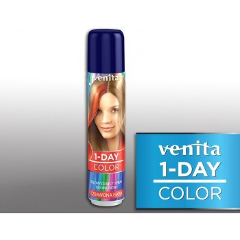 Venita 1-day Color barevný spray na vlasy červená 50 ml