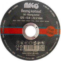 Magg Řezný kotouč 125 x 0,8 x 22,2 mm RK12508