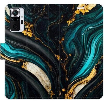 iSaprio flip Dark Paint Xiaomi Redmi Note 10 Pro