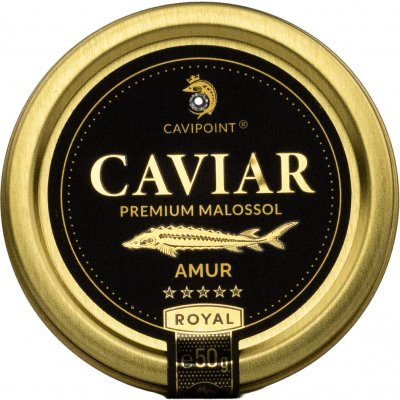 Cavipoint Amur Royal Premium sturgeon caviar 50 g tin – Zboží Dáma