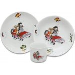 Thun 1794 Dětská porcelánová sada Krtek a auto, THUN 1794, 3 ks – Zboží Mobilmania