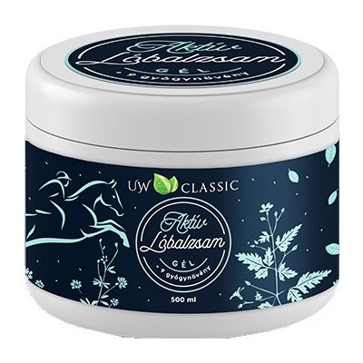 Charlotte Cosmetic UW Classic Koňský balzám aktivní gel s 9 bylinkami 500 ml