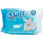 Q Soft VLHČENÝ TOALETNÍ PAPÍR EXTRA JEMNÝ 60 ks – Zboží Mobilmania