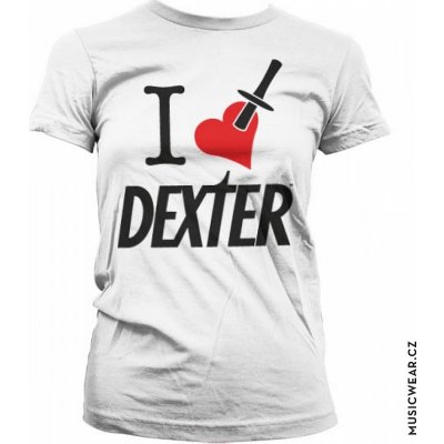 Dexter tričko I Love Dexter Girly – Sleviste.cz