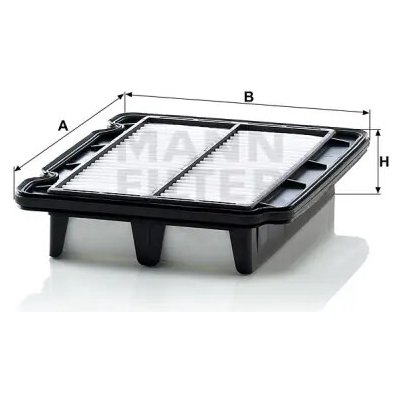 MANN FILTER Vzduchový filtr C 2324 – Hledejceny.cz