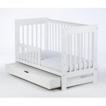 Drewex postýlka 120x60 cm IVE se šuplíkem bílá – Zboží Dáma