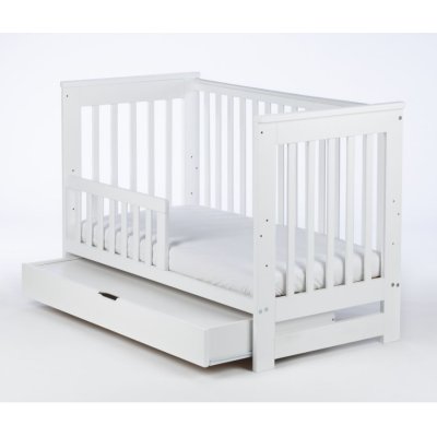 Drewex postýlka 120x60 cm IVE se šuplíkem bílá – Zboží Dáma